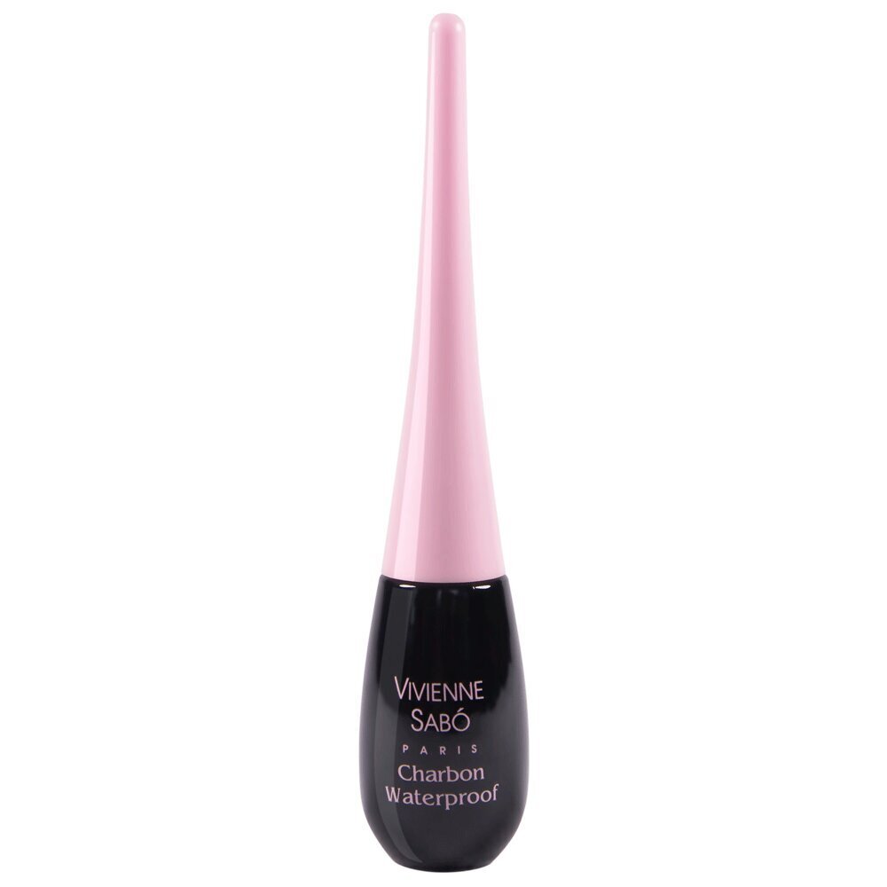 Silmänrajaustussi Vivienne Sabo Waterproof Liquid Eyeliner Charbon, 01 Black hinta ja tiedot | Silmämeikit | hobbyhall.fi