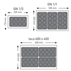 Silikoninen uunivuoka, 176x300mm hinta ja tiedot | Uunivuoat ja leivontavälineet | hobbyhall.fi