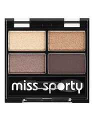 Luomiväripaletti Miss Sporty Studio Colour Quattro Eye Shadow, 5 g, 403 Smoky Brown Eyes hinta ja tiedot | Miss Sporty Hajuvedet ja kosmetiikka | hobbyhall.fi