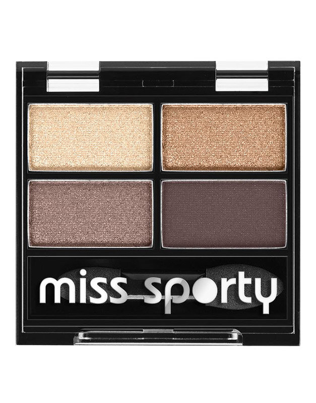 Miss Sporty Studio Colour Quattro Eye Shadow luomiväri 5 g, 403 Smoky Brown Eyes hinta ja tiedot | Silmämeikit | hobbyhall.fi