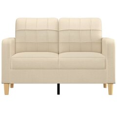 Kahden istuttava sohva vidaXL, 120 cm, beige hinta ja tiedot | Sohvat ja vuodesohvat | hobbyhall.fi