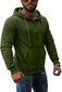 J.Style Huppari Fleece Khaki 68B2008-29 68B2008-29/L hinta ja tiedot | Miesten puserot ja hupparit | hobbyhall.fi