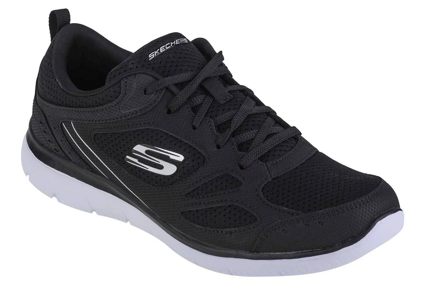 Summits suited skechers 12982bkw moterims juoda naiset musta hinta ja tiedot | Naisten urheilu- ja vapaa-ajan kengät | hobbyhall.fi