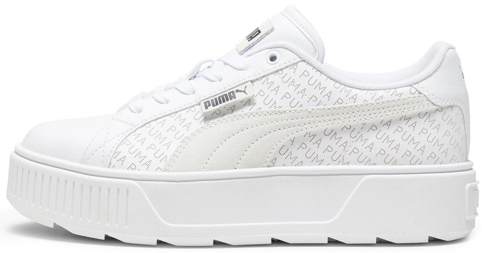 Puma Jalkineet Karmen Logobsession White 393194 01 393194 01/5.5 hinta ja tiedot | Naisten urheilu- ja vapaa-ajan kengät | hobbyhall.fi