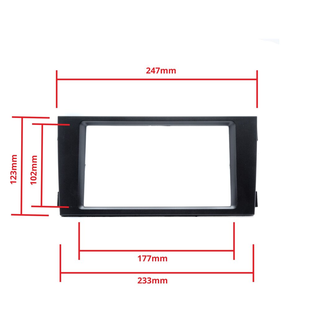 EinParts, Autoradion Kehys 2 DIN Audi A6 4B 1997-2005, Audi A6 Allroad 2000-2006 hinta ja tiedot | Auton sisätilatarvikkeet | hobbyhall.fi