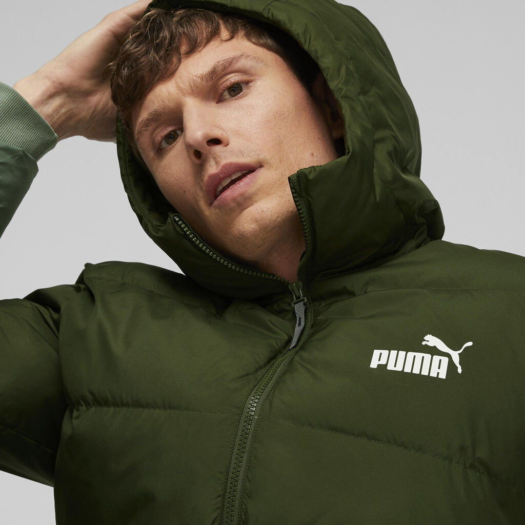 Puma Takki Power Hooded Green 675389 31 675389 31/XL hinta ja tiedot | Miesten ulkoilutakit | hobbyhall.fi