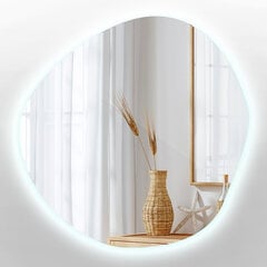 Tulup LED peili 77x77 cm, kylmävalo hinta ja tiedot | Peilit | hobbyhall.fi