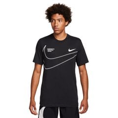 Nike T-Paita M Nk Df Tee Q5 Black FN0843 010 FN0843 010/XL hinta ja tiedot | Miesten T-paidat | hobbyhall.fi