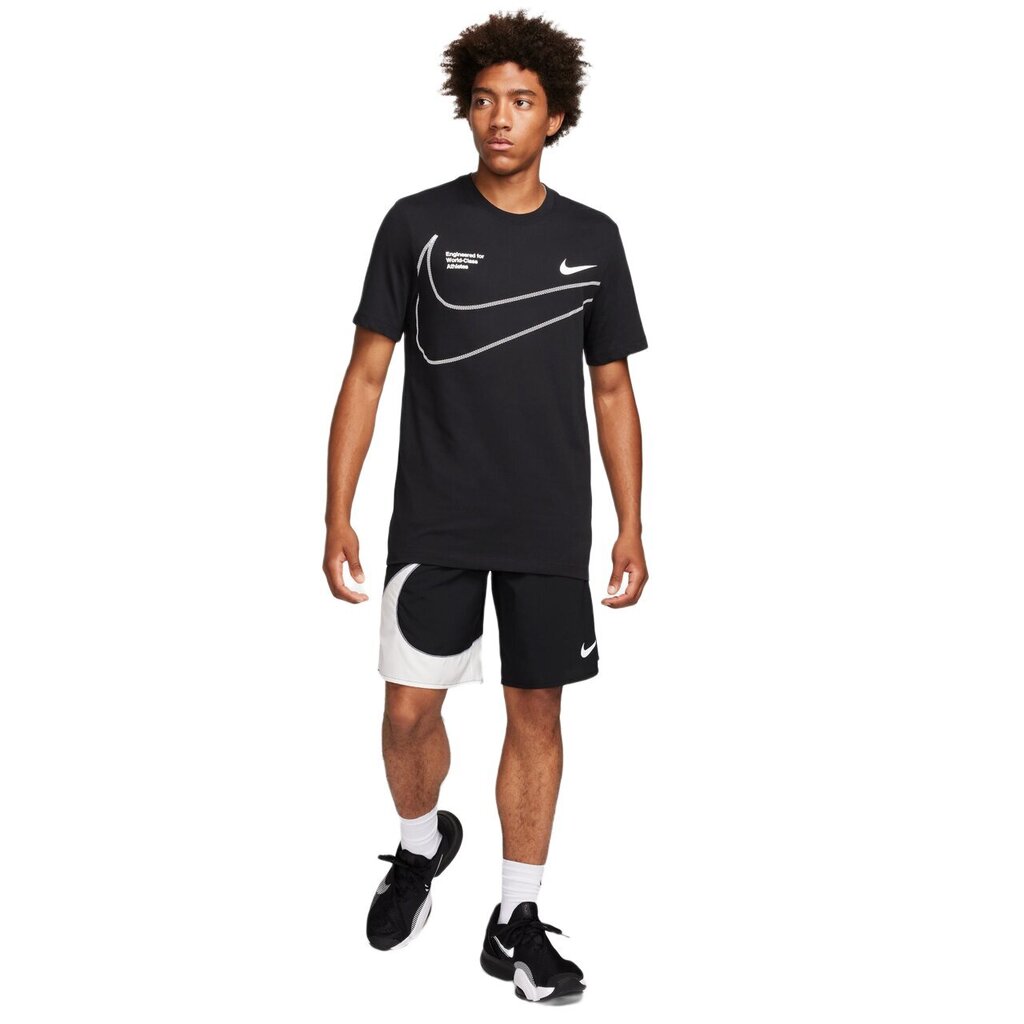 Nike T-Paita M Nk Df Tee Q5 Black FN0843 010 FN0843 010/XL hinta ja tiedot | Miesten T-paidat | hobbyhall.fi