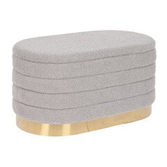 Pouf DKD Home Decor, harmaa/kulta hinta ja tiedot | Säkkituolit, rahit ja penkit | hobbyhall.fi