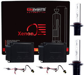 EinParts HB3 HID Xenon muutossarja 6000K KYLMÄ VALKOINEN 12V Slim 55W 12V hinta ja tiedot | Sähköiset lisätarvikkeet | hobbyhall.fi