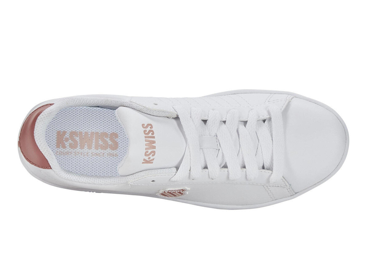 Court shield k-swiss naiset white 96599-169-m 96599-169-M hinta ja tiedot | Naisten urheilu- ja vapaa-ajan kengät | hobbyhall.fi