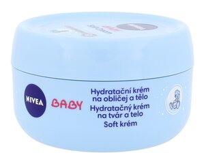 Nivea Baby Soft Cream -kasvo-ja vartalovoide lapsille, 200 ml hinta ja tiedot | Nivea Kosmetiikka | hobbyhall.fi