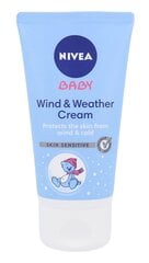 Nivea Baby Wind &amp; Weather vauvan ulkoiluvoide, 50 ml hinta ja tiedot | Nivea Kosmetiikka | hobbyhall.fi