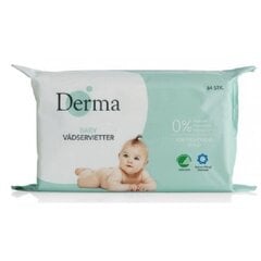 Derma Eco Baby vauvan kosteuspyyhe 64 kpl hinta ja tiedot | Lasten ja äitiysajan kosmetiikka | hobbyhall.fi