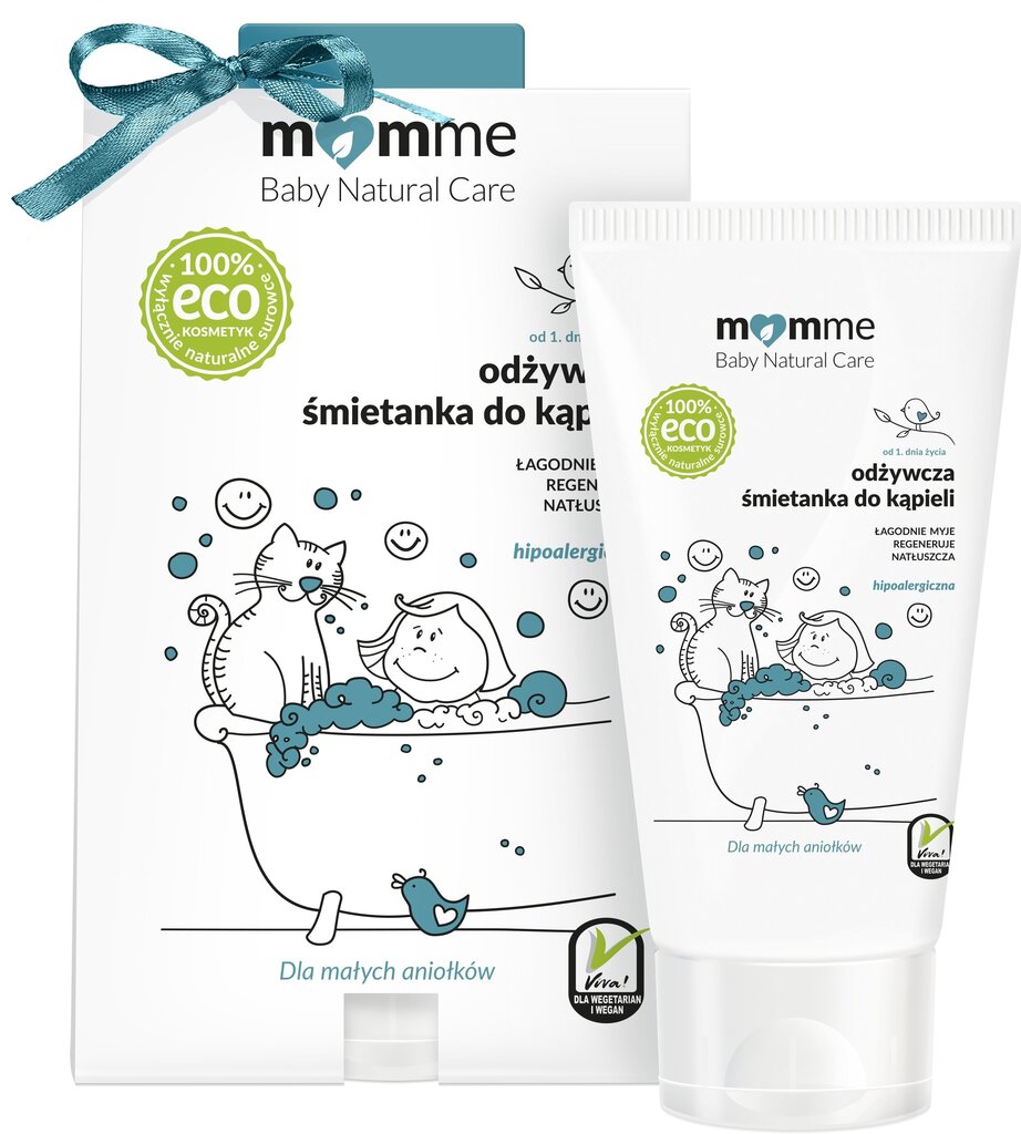 Kylpymaito MomMe Baby Natural Care 150 ml hinta ja tiedot | Lasten ja äitiysajan kosmetiikka | hobbyhall.fi