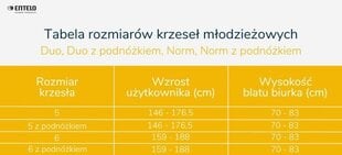 Norm nuorisotuoli valkoinen Storia 30 koko 5 hinta ja tiedot | Toimistotuolit | hobbyhall.fi