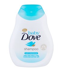 Kosteuttava shampoo vauvoille Dove Baby Rich Moisture 200 ml hinta ja tiedot | Lasten ja äitiysajan kosmetiikka | hobbyhall.fi