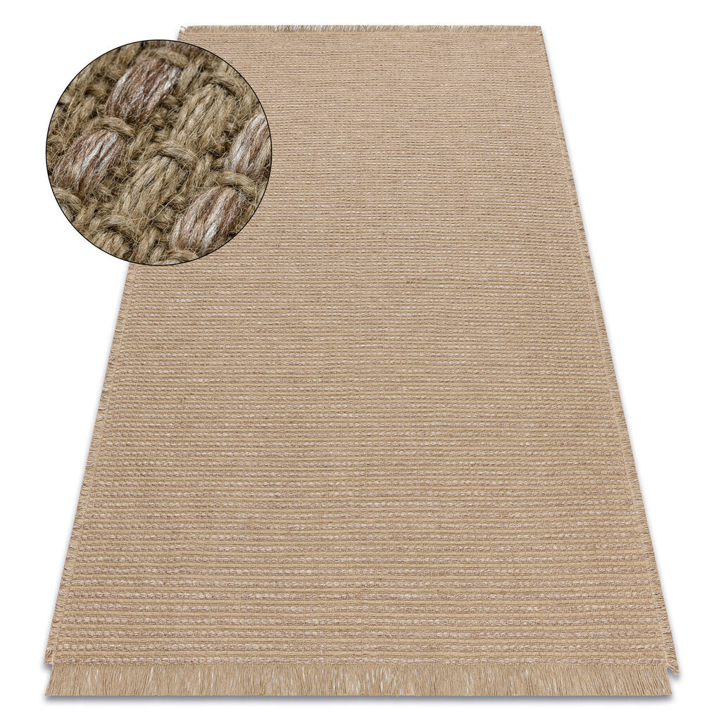 Matto JUTE 3652 beige hinta ja tiedot | Isot matot | hobbyhall.fi