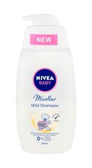 Nivea Baby Micellar shampoo lapsille 500 ml hinta ja tiedot | Nivea Kosmetiikka | hobbyhall.fi