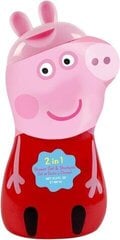 Suihkugeeli ja shampoo Peppa Pig (Pipsa Possu) 2D, 400 ml hinta ja tiedot | Disney Hajuvedet ja kosmetiikka | hobbyhall.fi