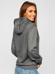 J.Style Huppari Fleece Grey 68W02-5 68W02-5/L hinta ja tiedot | Naisten hupparit, collegepaidat ja villapaidat | hobbyhall.fi