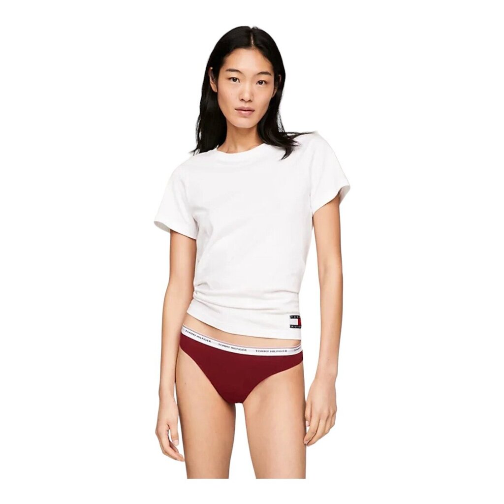 Alushousut TOMMY HILFIGER 3 Pack Thong (Ext Sizes) UW0UW048940R3 hinta ja tiedot | Naisten alushousut | hobbyhall.fi