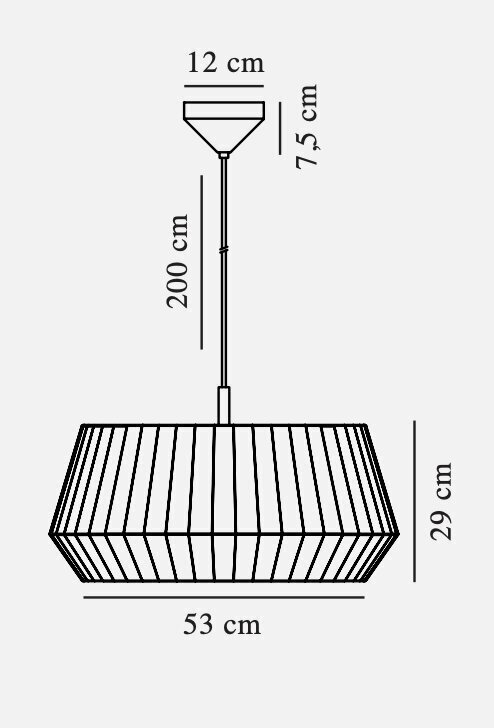 Nordlux Riippuvalaisin Dicte 2112373001 hinta ja tiedot | Riippuvalaisimet | hobbyhall.fi