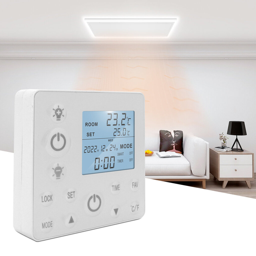 INFRAPUNALÄMMITIN LED-RUNKO 420W + TERMOSTAATTI hinta ja tiedot | Lämmittimet | hobbyhall.fi