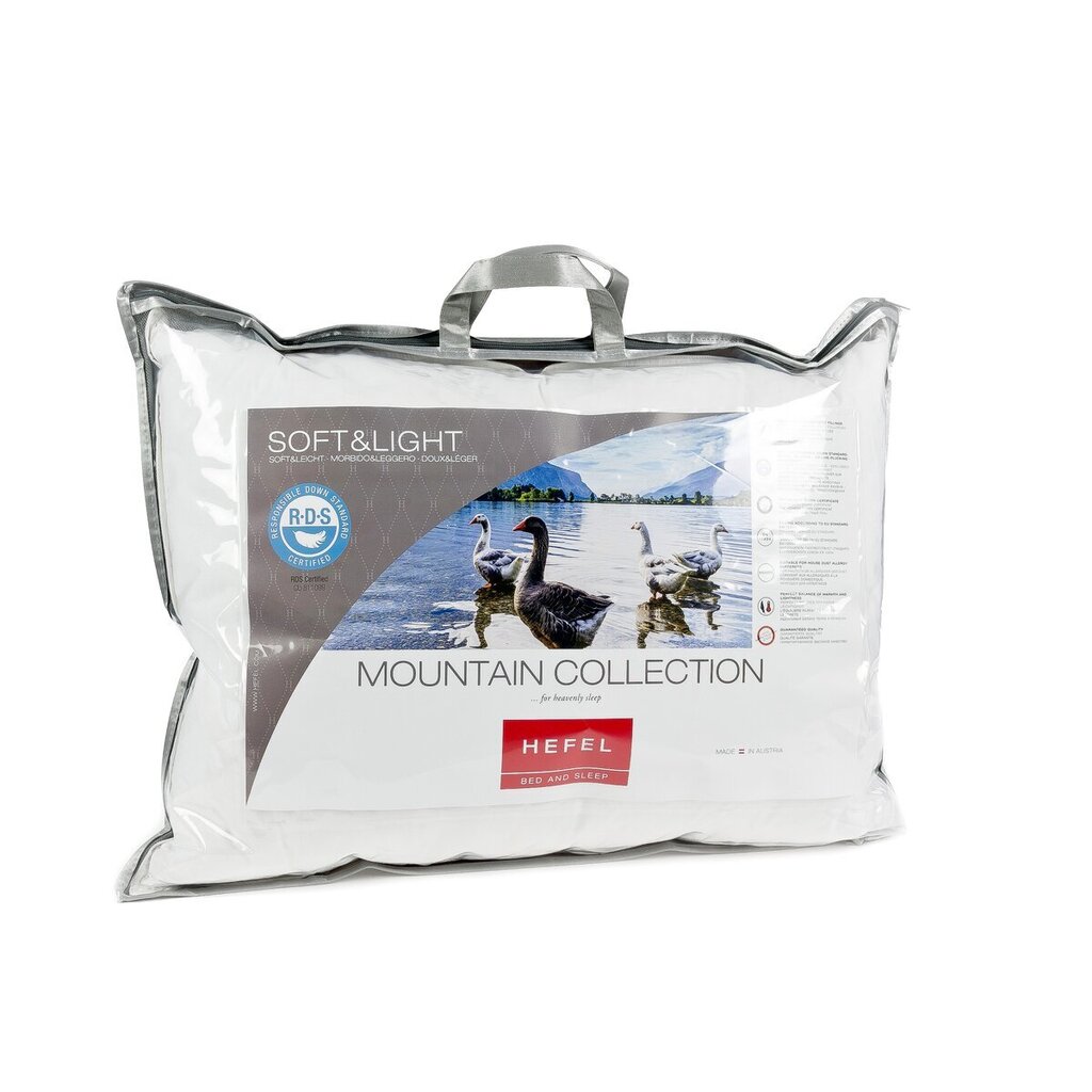 Tyyny HEFEL 5 Chamber Pillow Firm Down Matterhorn 120/770 G D57515kk-F hinta ja tiedot | Tyynyt | hobbyhall.fi