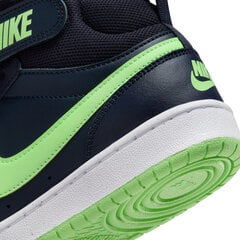 Nike Jalkineet Court Borough Mid 2 Navy Green CD7782 403 CD7782 403/4 hinta ja tiedot | Miesten urheilu- ja vapaa-ajan kengät | hobbyhall.fi