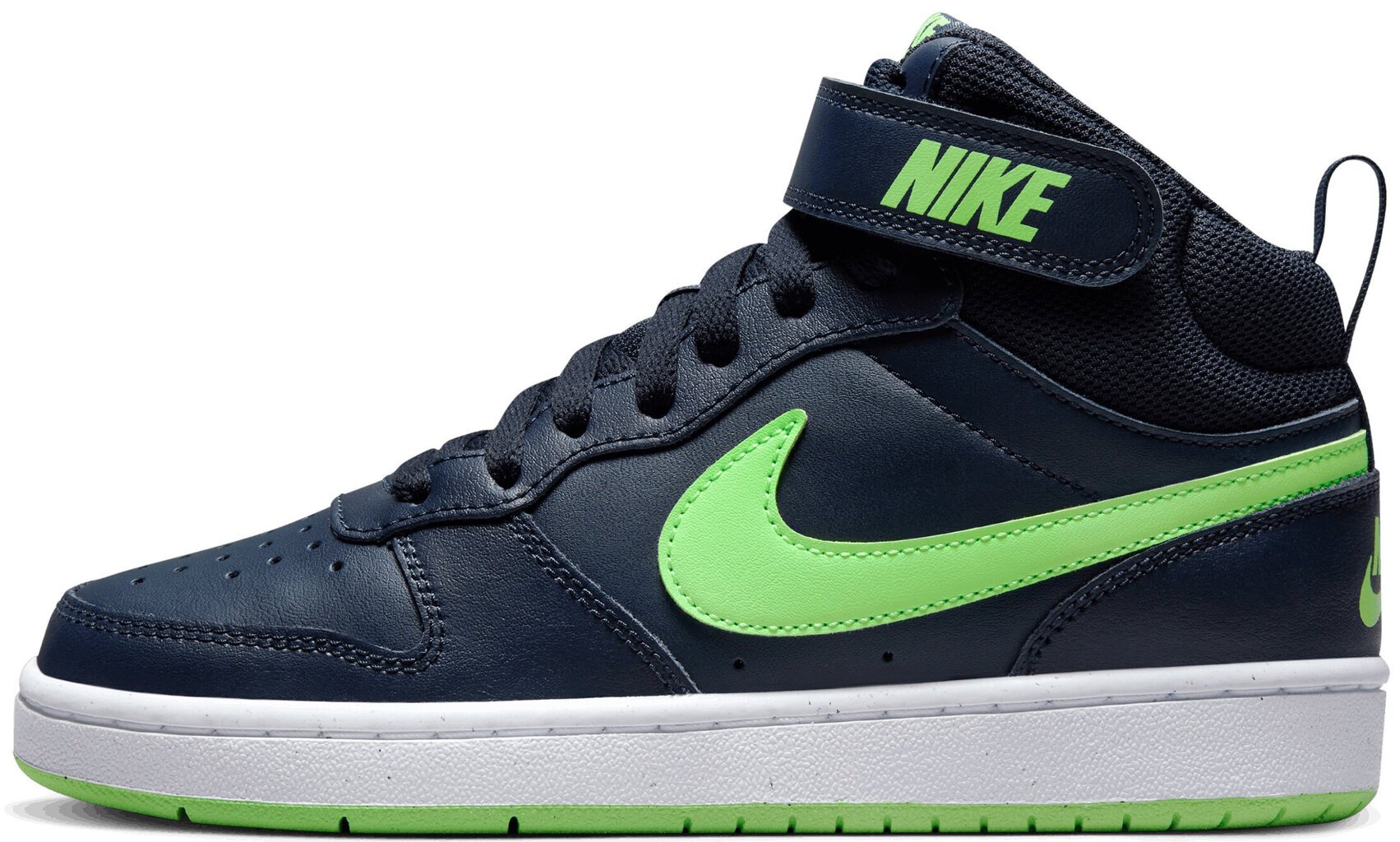 Nike Jalkineet Court Borough Mid 2 Navy Green CD7782 403 CD7782 403/4 kaina ir informacija | Miesten urheilu- ja vapaa-ajan kengät | hobbyhall.fi