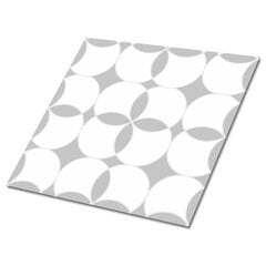 Itsekiinnittyvät Decormat koristelaatat 30x30cm, 9 kpl, geometriset pyörät hinta ja tiedot | Lattialaatat | hobbyhall.fi