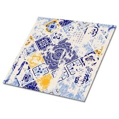 Itsekiinnittyvät Decormat koristelaatat 30x30cm, 9 kpl, vintage azulejos hinta ja tiedot | Lattialaatat | hobbyhall.fi