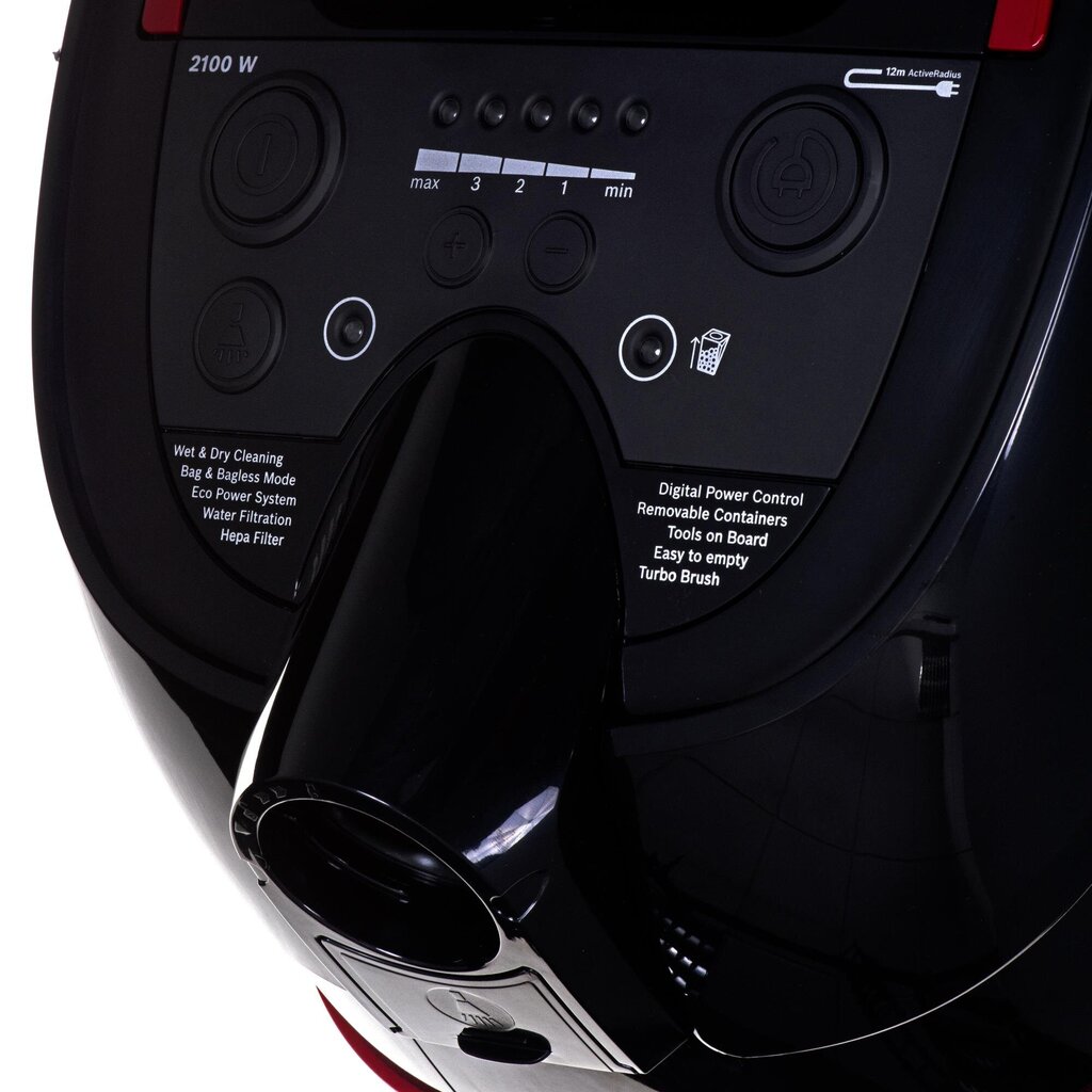 Pussiton pölynimuri Bosch Serie 4 Wet & Dry BWD421POW, musta/punainen hinta ja tiedot | Pölynimurit | hobbyhall.fi
