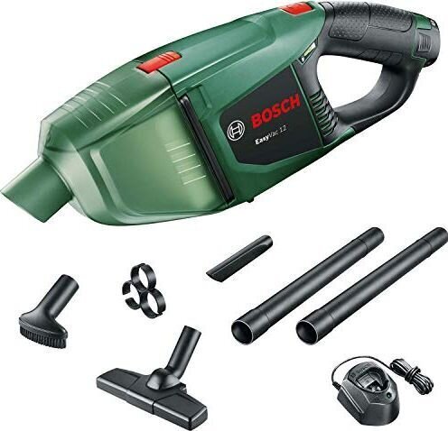 Akkukäyttöinen käsipölynimuri Bosch EasyVac 12 Set (1 x 2,5 Ah) hinta ja tiedot | Pölynimurit | hobbyhall.fi