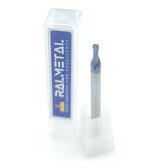 VHM-pallomylly R 1,25 x 5 x 4D x 50 mm 45 HRC hinta ja tiedot | Jyrsimet | hobbyhall.fi