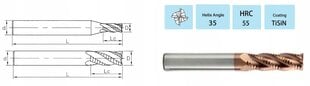 VHM kovametallijyrsin 12 x 75 mm TiSiN hinta ja tiedot | Jyrsimet | hobbyhall.fi