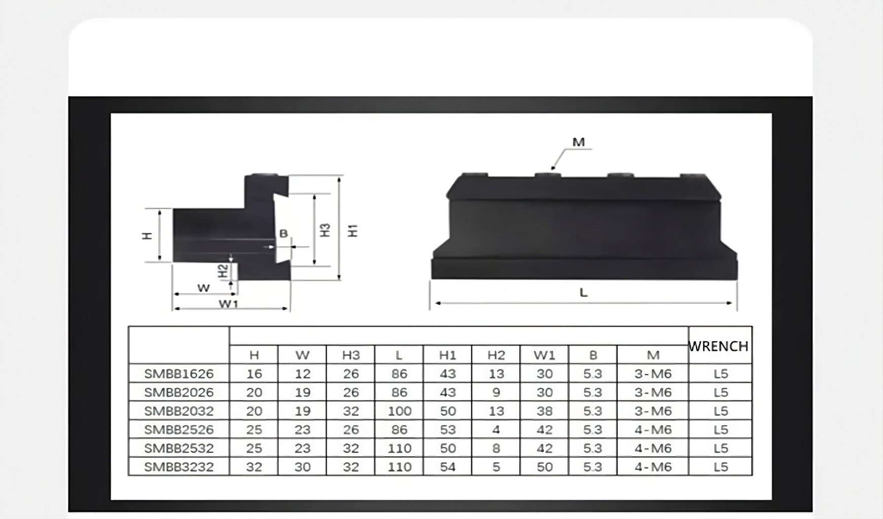 SPB26 mm leikkuupalkin kiinnityslohko hinta ja tiedot | Käsityökalut | hobbyhall.fi