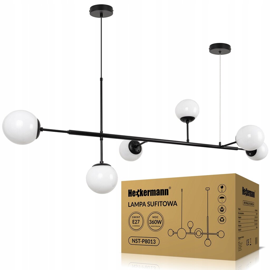 katto riipusvalaisin LOFT pallot 6x LED hinta ja tiedot | Riippuvalaisimet | hobbyhall.fi