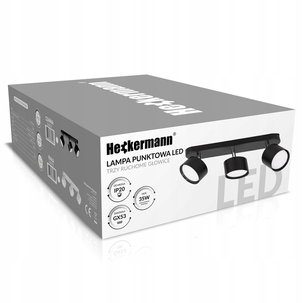 katto spot LED seinävalaisin 3xGX53 hinta ja tiedot | Kattovalaisimet | hobbyhall.fi