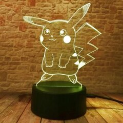 Lasten pöytävalaisin LED Pokemon Pikachu Zaxer hinta ja tiedot | Lastenhuoneen valaisimet | hobbyhall.fi