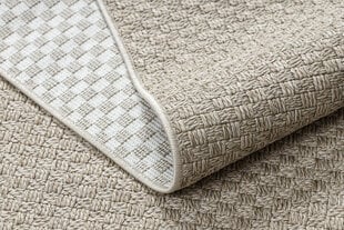 Matto ORIGI 3661 harmaa - litteä SISAL - beige hinta ja tiedot | Isot matot | hobbyhall.fi