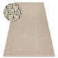 Matto ORIGI 3561 harmaa - litteä SISAL - beige hinta ja tiedot | Isot matot | hobbyhall.fi