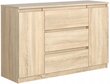 Meble Masztalerz -rinta 2d3s 120 x 39 x 78 cm hinta ja tiedot | Lipastot | hobbyhall.fi