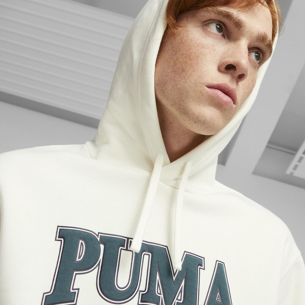 Puma Huppari Squad Hoodie Fl White 676017 65 676017 65/S hinta ja tiedot | Miesten puserot ja hupparit | hobbyhall.fi