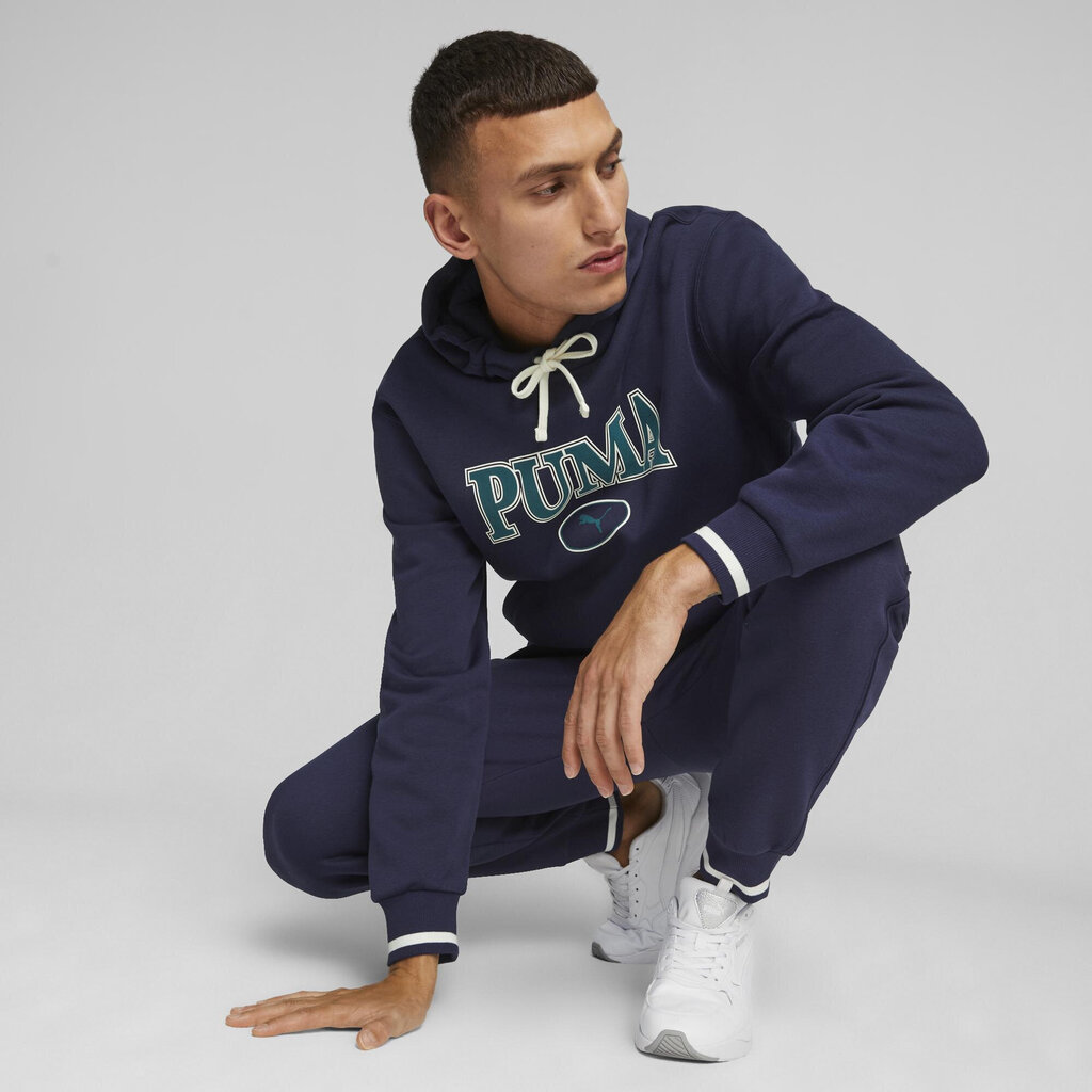 Puma Huppari Squad Hoodie Fl Navy 676017 06 676017 06/XL hinta ja tiedot | Miesten puserot ja hupparit | hobbyhall.fi