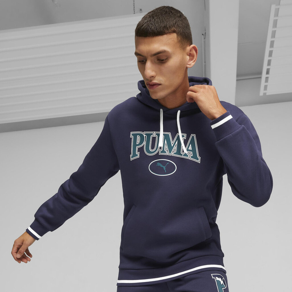 Puma Huppari Squad Hoodie Fl Navy 676017 06 676017 06/XL hinta ja tiedot | Miesten puserot ja hupparit | hobbyhall.fi