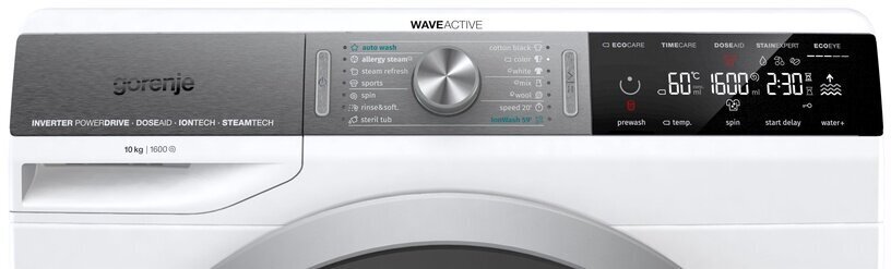 Gorenje WS168LNST hinta ja tiedot | Pyykinpesukoneet | hobbyhall.fi