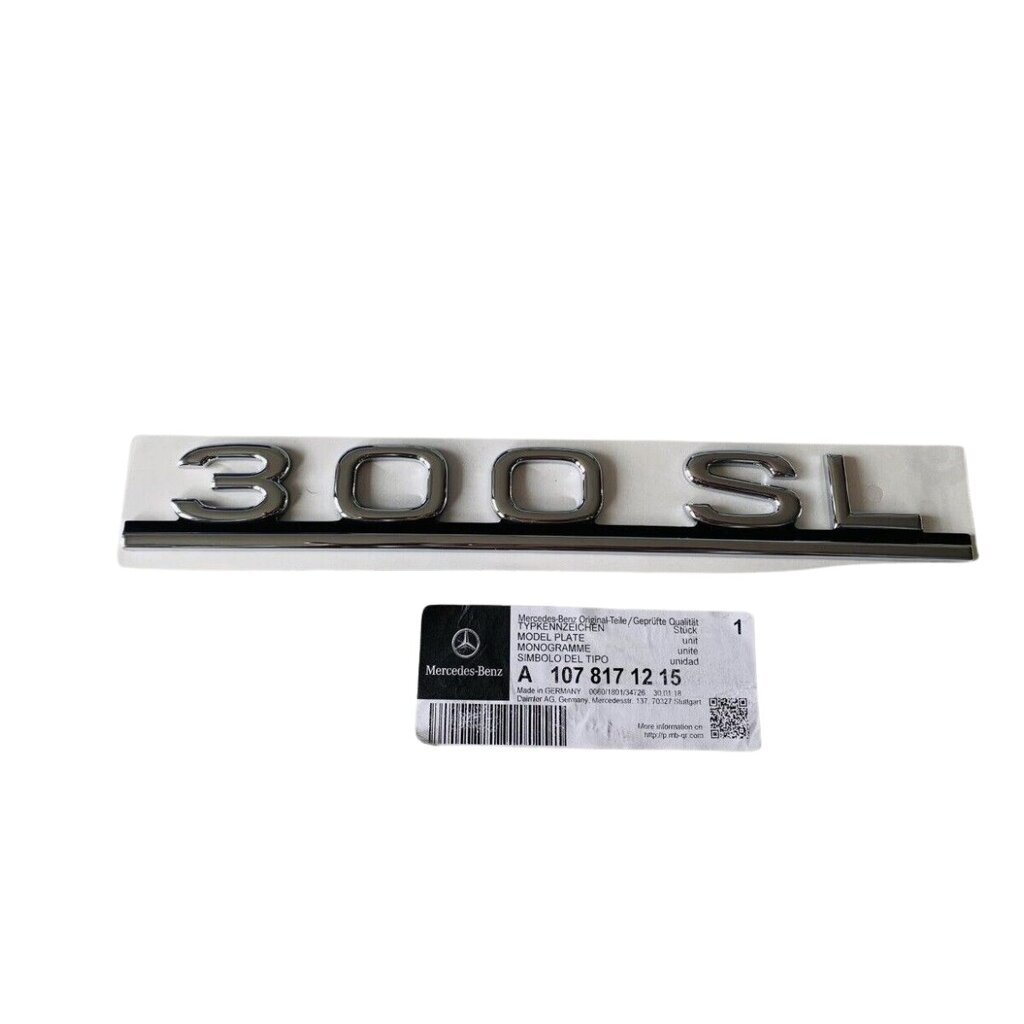 Mercedes-Benz R107 300SL Takakontin merkki logo tunnus A1078171215 Aito A1078171215 hinta ja tiedot | Lisätarvikkeet autoiluun | hobbyhall.fi